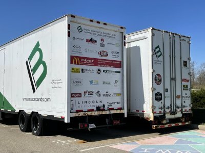 trailers with sponsor logos