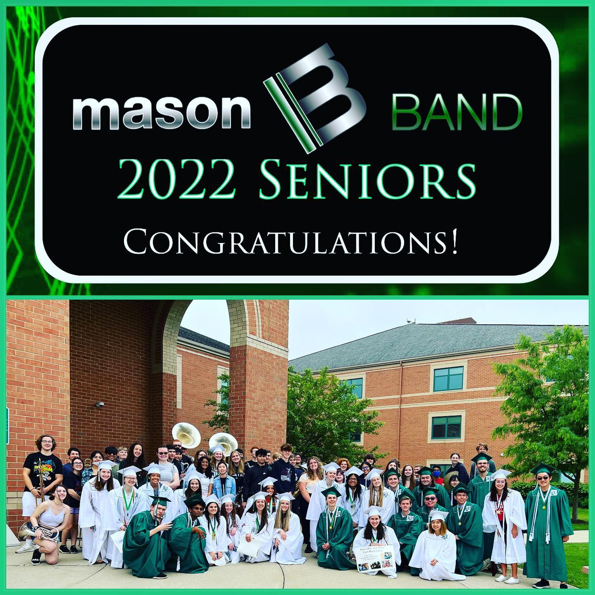 Mason Band Graduation Graphic